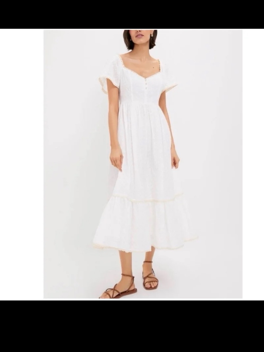 POMANDER PLACE Dainty Eyelet Holley Dress size Medium